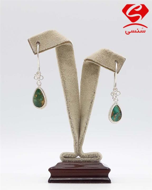 گوشواره نقره فیروزه کد 26